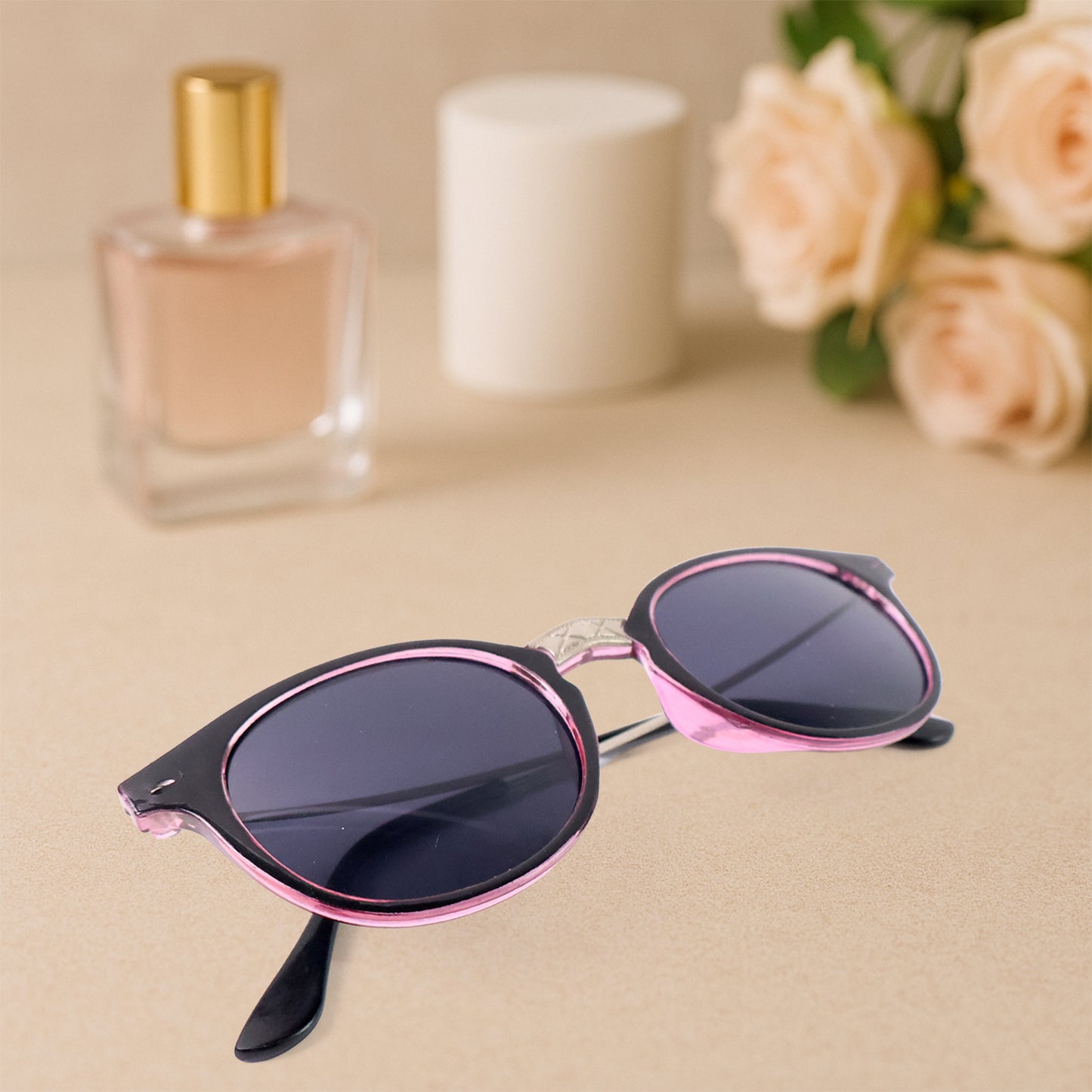 Sunglasses Holder With Sunglasses Combo (2 Pc Set)