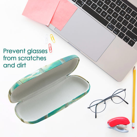 Flowers Decorative Glasses Case Eyeglasses Storage Box (1 Pc  Mix Color)