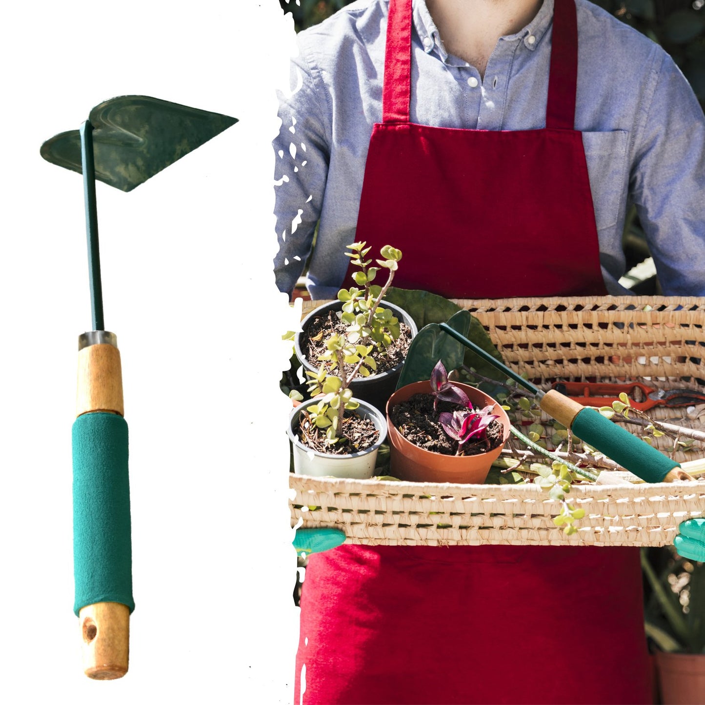 1740 Gardening Hoe Tool With Handle