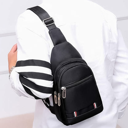 Multipurpose Crossbody Chest Bag For With Usb Charging Port
