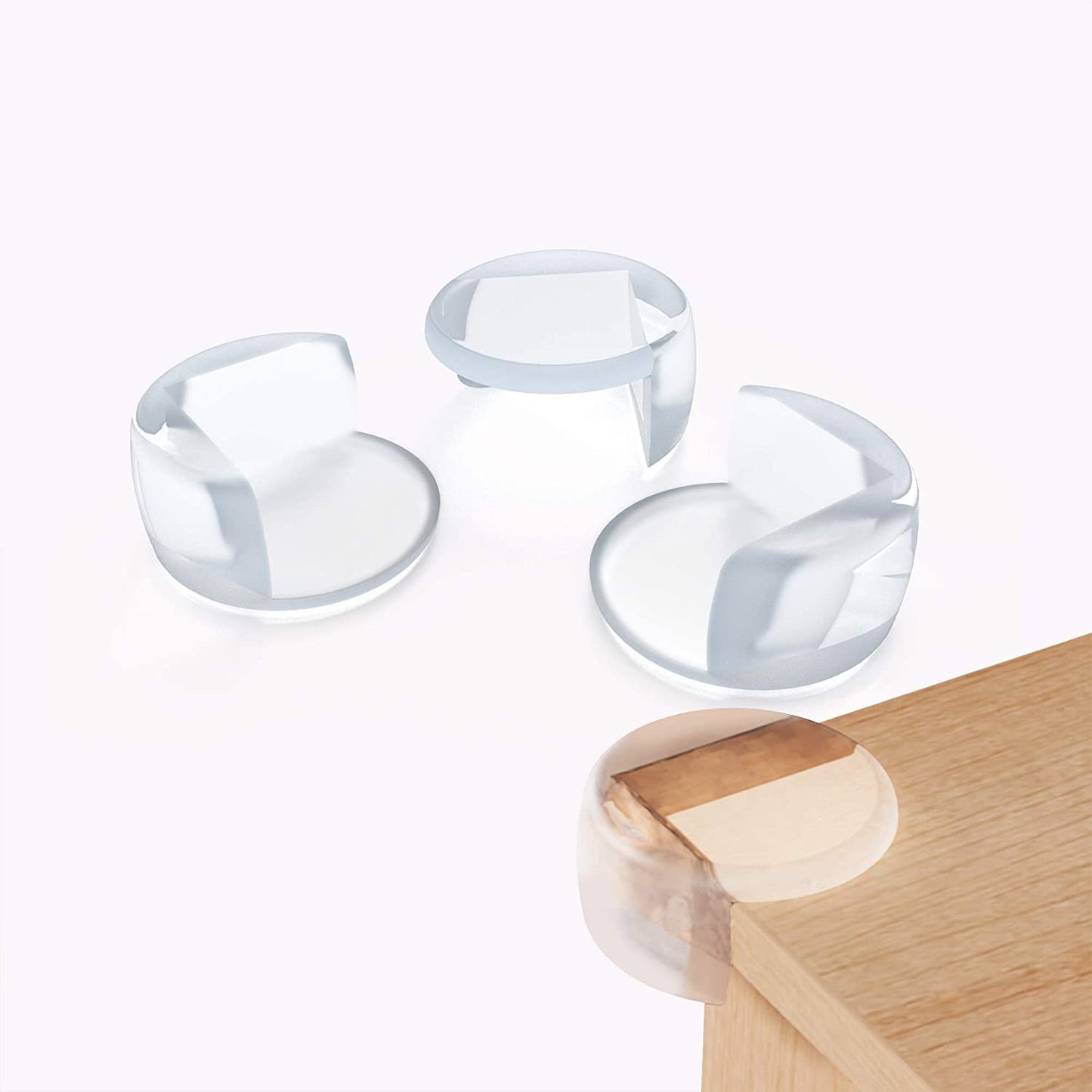 7423 Corner Guards Clear Corner Protectors High Resistant Adhesive (Pack Of 4pc)