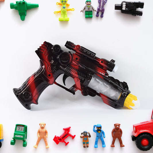 Ttg Led Flashing Sound Laser Toy Gun  Battery Operated Space Gun With Lights  Music