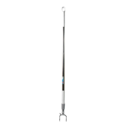 Stainless Steel Telescopic Pole Clothes Hooks Hanger (1 Pc  155 Cm)