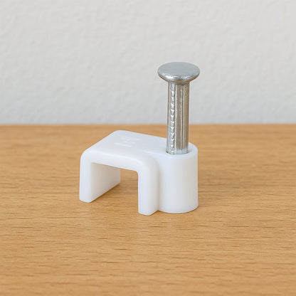 Nail Cable Clips For Wire Management (10mm  50 Pc)