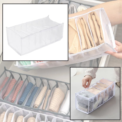6154a  Laundry 9 Section Bag Widely Used For Storing And Managing Laundry Cloths And Stuffs Etc.