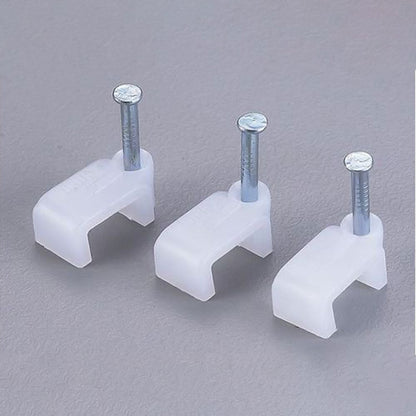 Nail Cable Clips For Wire Management (10mm  50 Pc)