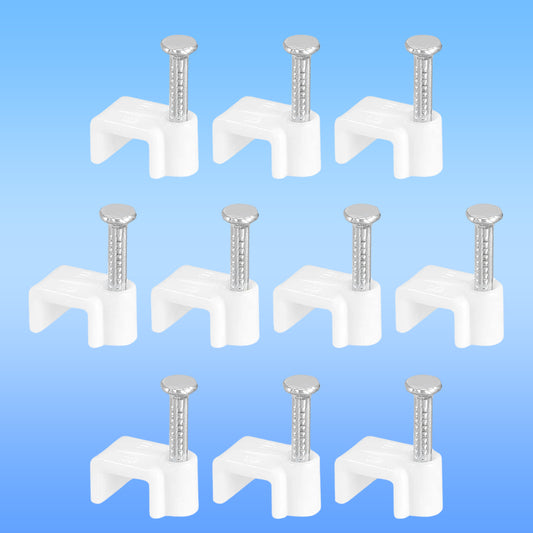 Nail Cable Clips For Wire Management (10mm  50 Pc)