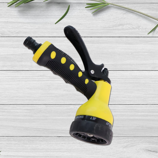 7515 Adjustable 8 Pattern Water Spray Gun Trigger High Pressure For Vehicle  Cleaning Garden Lawn Grass Rinse Flat Soak  Washing For Car Bike Plants Pressure Washer Water Nozzle