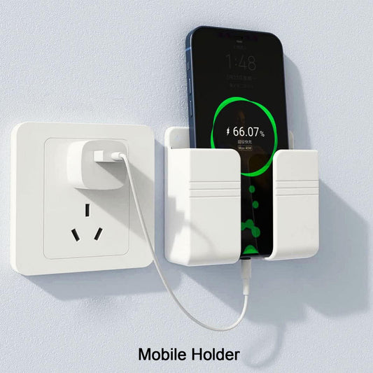 Wall Mount Self-adhesive Mobile Phone Holder Stand (1 Pc)