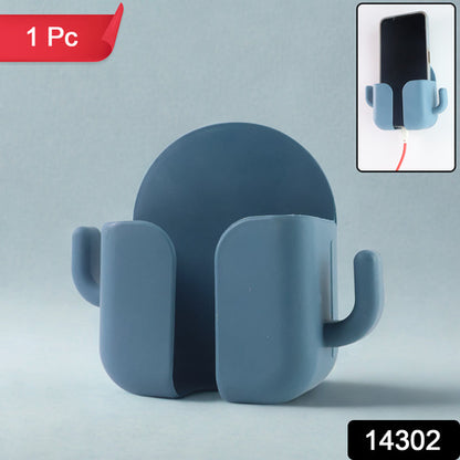 Wall Mounted Adhesive Phone Holder  Remote Organizer(1pc)