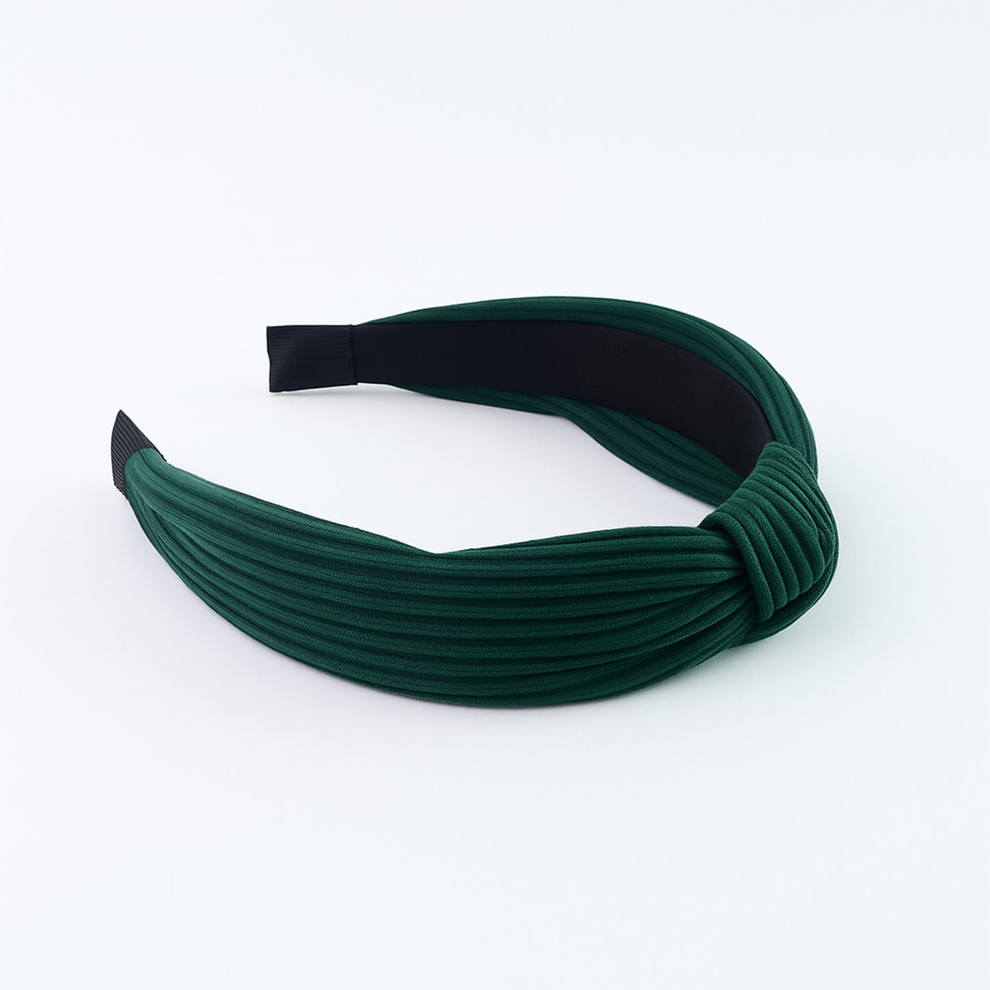 Womens Ribbed Texture Knot Design Hairband (1 Pc  Mix Design)