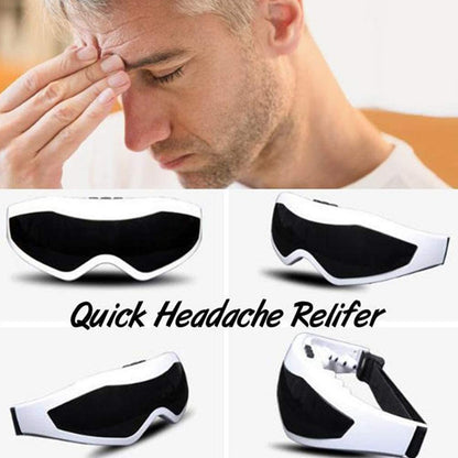 Electric Eye Massager With Heat Vibration  Air Pressure (1 Pc)