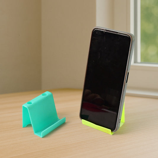 Multifunctional Plastic Mobile Phone Stand  Pen Holder (2 Pc  Mix Color)
