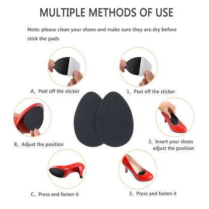 Self Adhesive Anti Slip Grip Sticker For Shoes Sandals Heels (1 Pc)