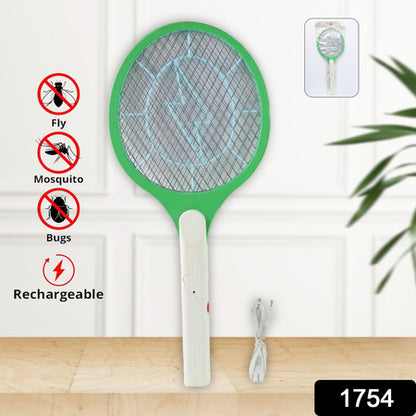 1754 Mosquito Killer Bat Electric Rechargeable Swatter Killing Racketzapper Insect Killer