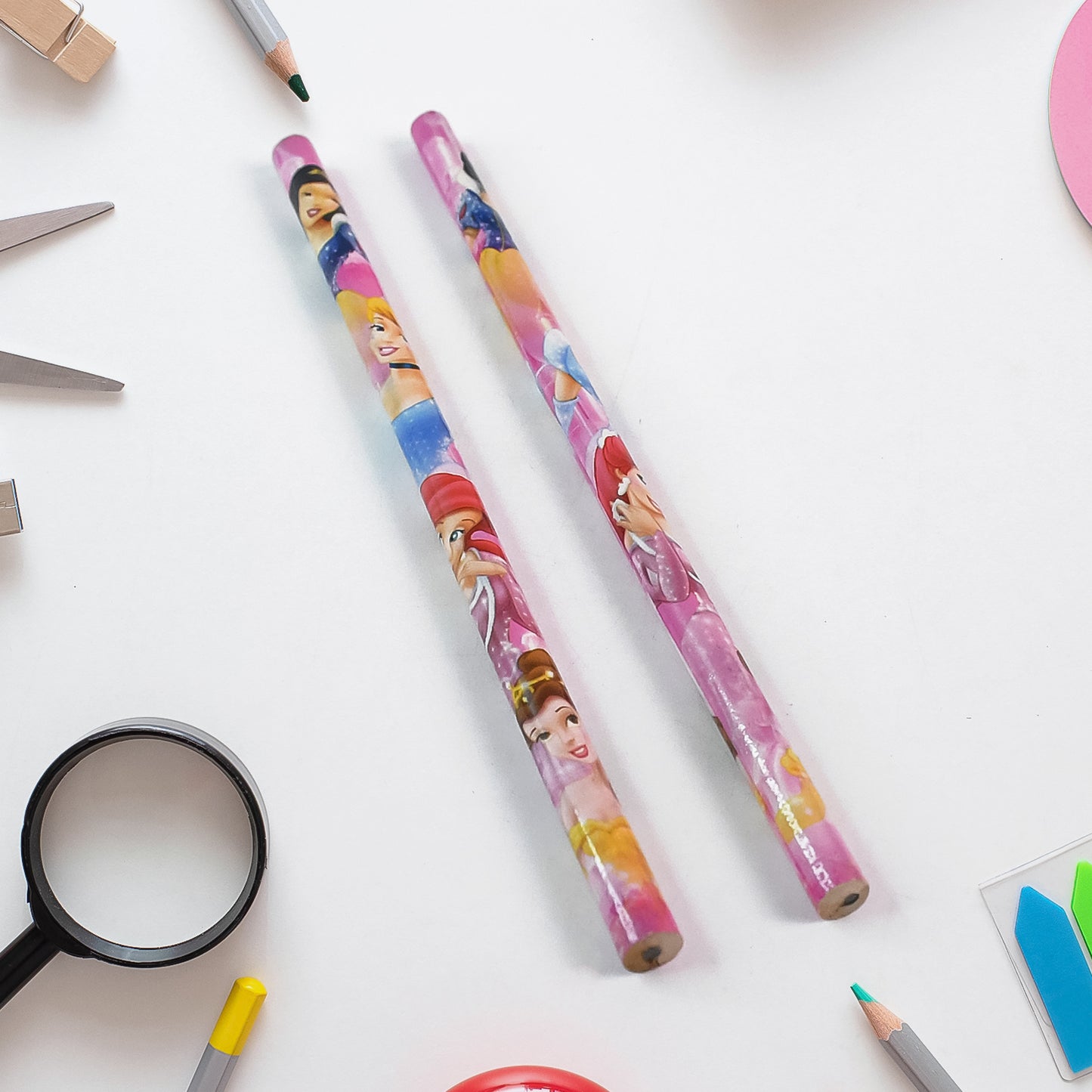 4643 Mix Design Cartoon Wooden Pencil Set Stationary Set 5 In 1 Items Educational Item For School Going Kids Stationary Set For Girls Boysstationary For Schoolgift Pack For Girls Kidsbirthday Gift Kids (5 Pc Set )