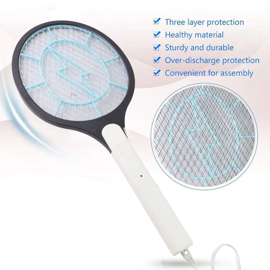 1732 Mosquito Killer Racket Rechargeable Handheld Electric Fly Swatter Mosquito Killer Racket Bat Electric Insect Killer (Quality Assured)