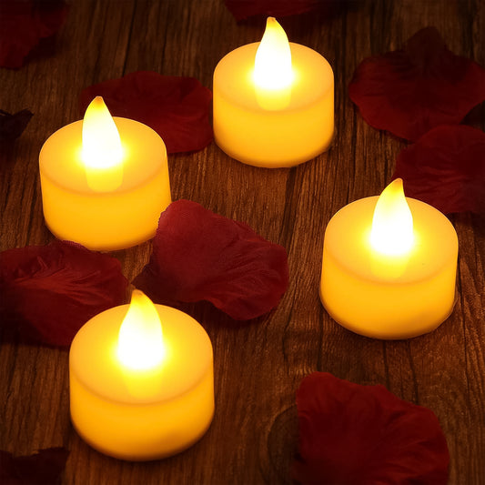 Flameless Led Tealight Candles (50 Pc)