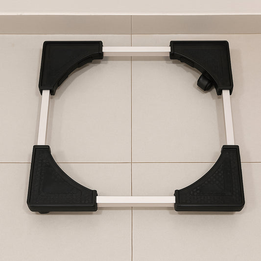 Adjustable Heavy-duty Fridge And Washing Machine Stand Base Trolley 50x50 Cm