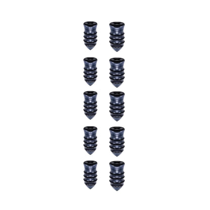 Tire Repair Rubber Nail Car Tire Repair Nails Tire Repair Rubber Screws Black (10 Pcs Set)