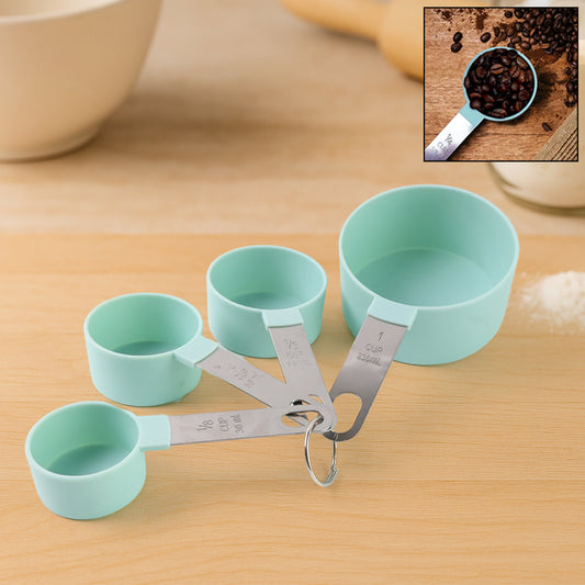 Measuring Cup Set With Stainless Steel Handles 4-piece