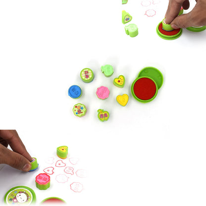 4806 9 Pc Stamp Set Used In All Types Of Household Places By Kids And Childrens For Playing Purposes.