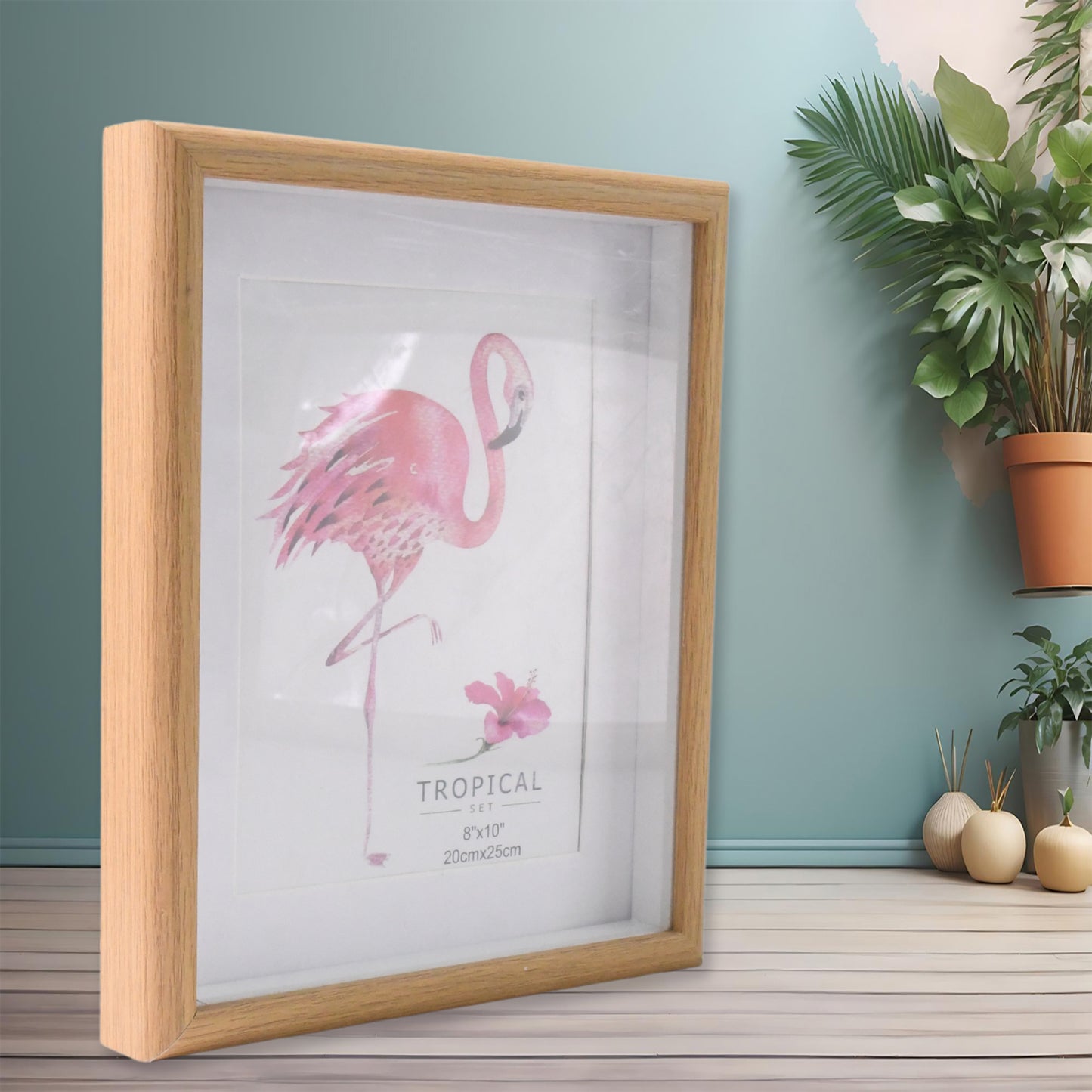 Creative Solid Wooden Photo Frame (Mix Design  Size  1pc)
