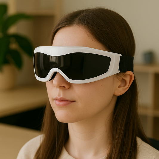 Electric Eye Massager With Heat Vibration  Air Pressure (1 Pc)