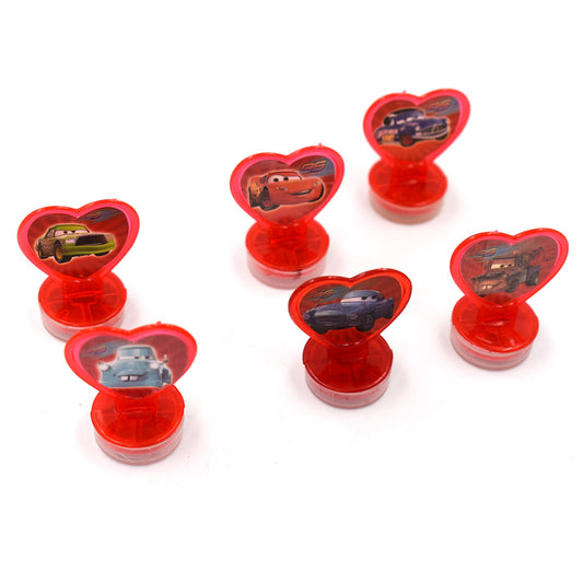 4807 6 Pc Car Stamp Set Used In All Types Of Household Places By Kids And Childrens For Playing Purposes.