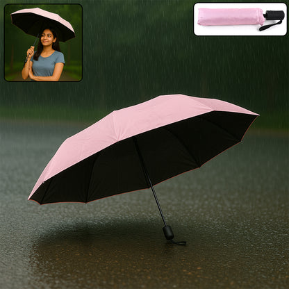 3-fold Umbrella Summer Sun And Rain Protection Foldable Cute Umbrella  Uv Protection Rain Sun Umbrella  Travel Accessories  Umbrella For Children Girls And Boys (1 Pc)