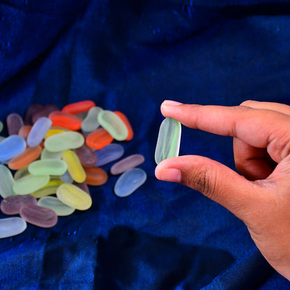 4015 Glass Gem Stone Flat Round Marbles Pebbles For Vase Fillers Attractive Pebbles For Aquarium Fish Tank.