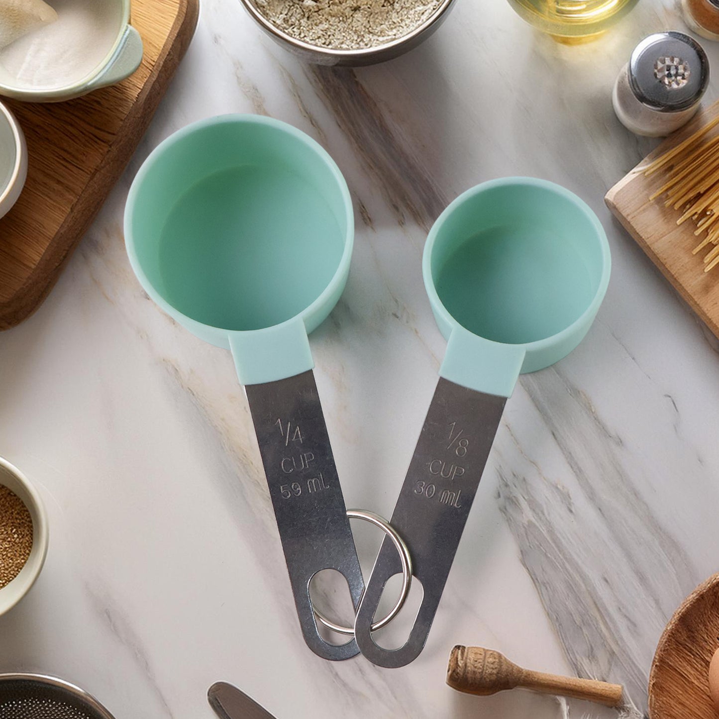 Measuring Cups Set 14 Cup (59 Ml)  18 Cup (30 Ml) (2 Pc)