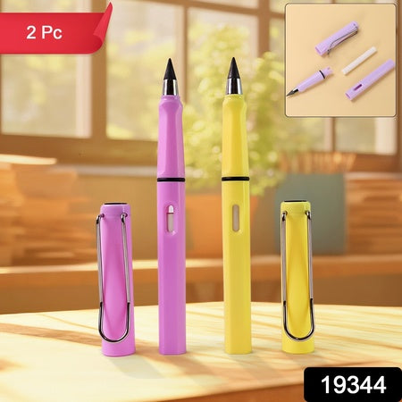 2in1 Everlasting Pencil Replaceable Head With Eraser (2 Pc)