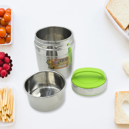 5525 Leak-proof Thermos Flask For Hot Food Warm Soup Cup Vacuum Insulated Lunch Box Food Box For Thermal Container For Food Stainless Steel (1.8 L)