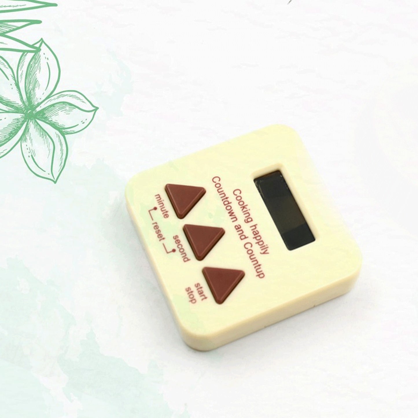 7965 Digital Kitchen Timer Clear Big Digits 0-99 Min For Cooking Office Clock